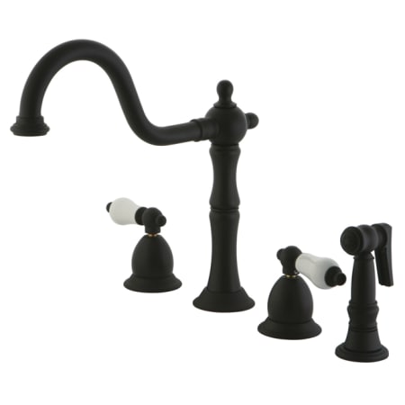 A large image of the Kingston Brass KS175.PLBS Oil Rubbed Bronze