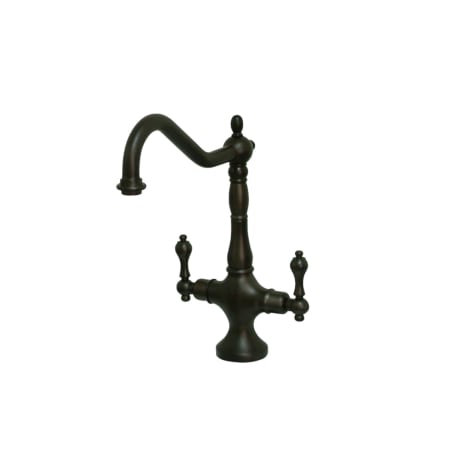 A large image of the Kingston Brass KS177.ALLS Oil Rubbed Bronze