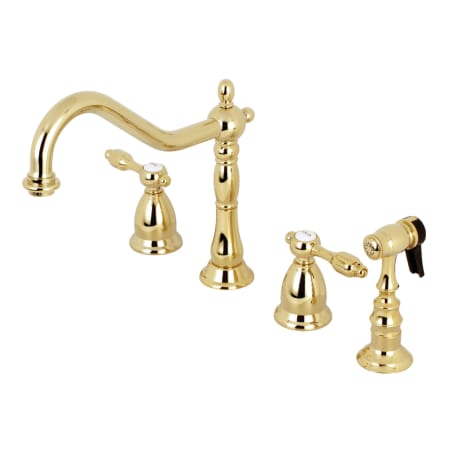 A large image of the Kingston Brass KS179.TALBS Polished Brass