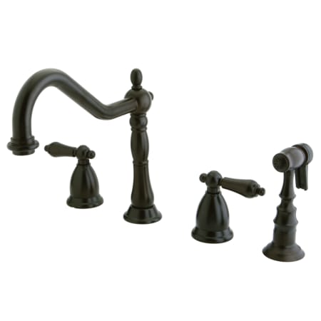 A large image of the Kingston Brass KS179.ALBS Oil Rubbed Bronze