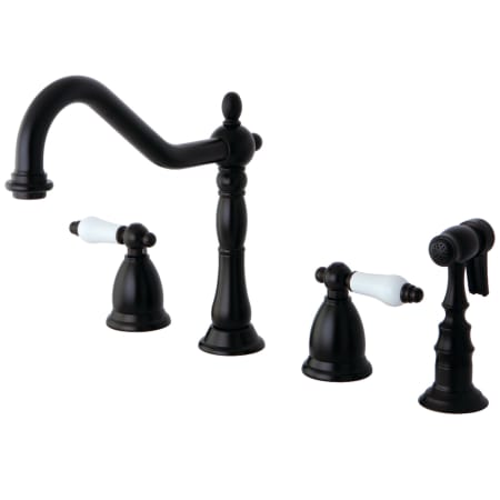A large image of the Kingston Brass KS179.PLBS Oil Rubbed Bronze