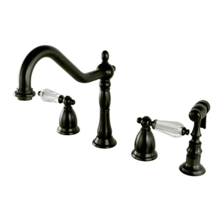 A large image of the Kingston Brass KS179.WLLBS Oil Rubbed Bronze
