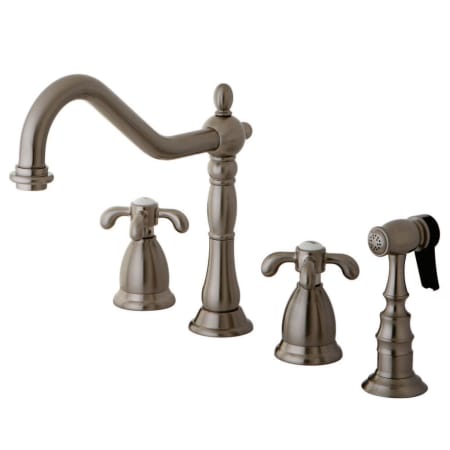 A large image of the Kingston Brass KS179.TXBS Brushed Nickel