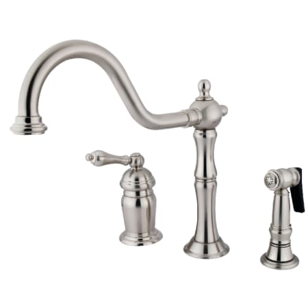 A large image of the Kingston Brass KS181.ALBS Brushed Nickel