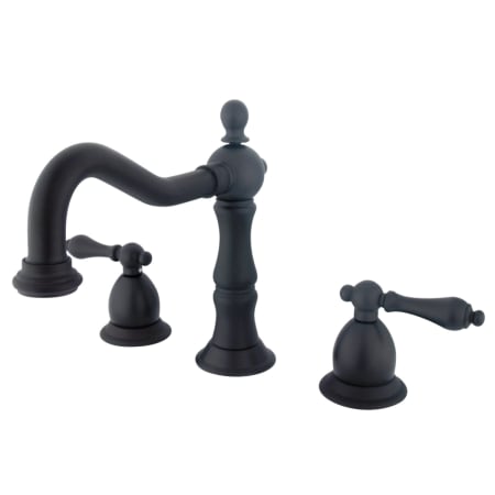A large image of the Kingston Brass KS197.AL Oil Rubbed Bronze