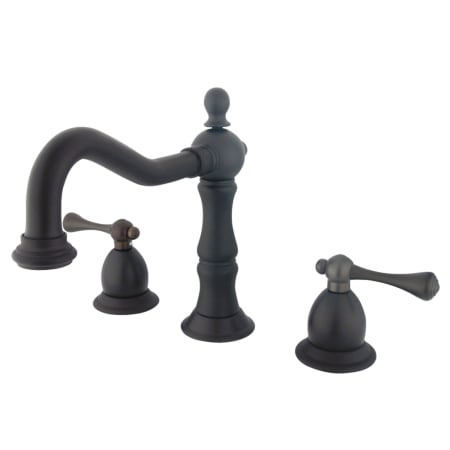 A large image of the Kingston Brass KS197.BL Oil Rubbed Bronze