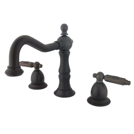 A large image of the Kingston Brass KS197.GL Oil Rubbed Bronze