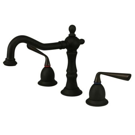 A large image of the Kingston Brass KS197.ZL Oil Rubbed Bronze