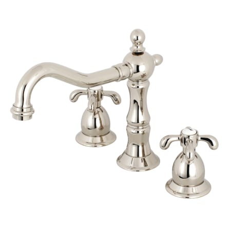 A large image of the Kingston Brass KS197.TX Polished Nickel