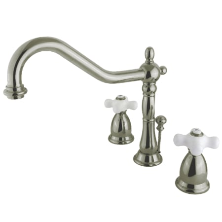 A large image of the Kingston Brass KS199.PX Brushed Nickel