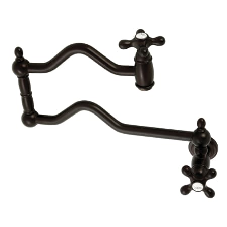 A large image of the Kingston Brass KS210.AX Oil Rubbed Bronze