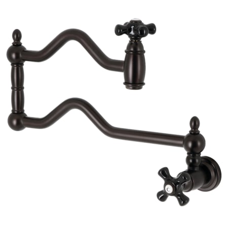 A large image of the Kingston Brass KS210.PKX Oil Rubbed Bronze