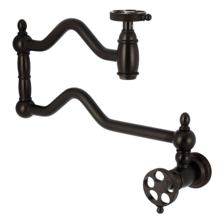 A large image of the Kingston Brass KS210.RKX Oil Rubbed Bronze