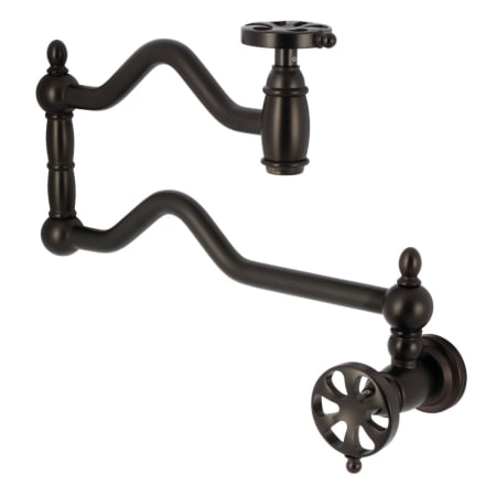 A large image of the Kingston Brass KS210.RX Oil Rubbed Bronze