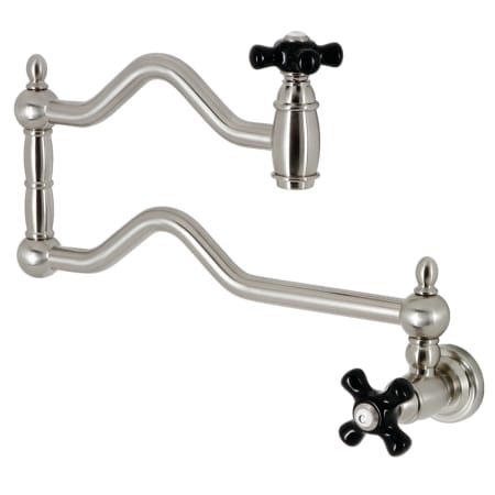 A large image of the Kingston Brass KS210.PKX Brushed Nickel