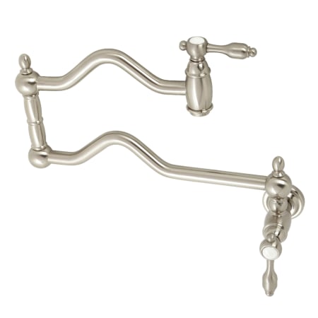 A large image of the Kingston Brass KS210.TAL Brushed Nickel