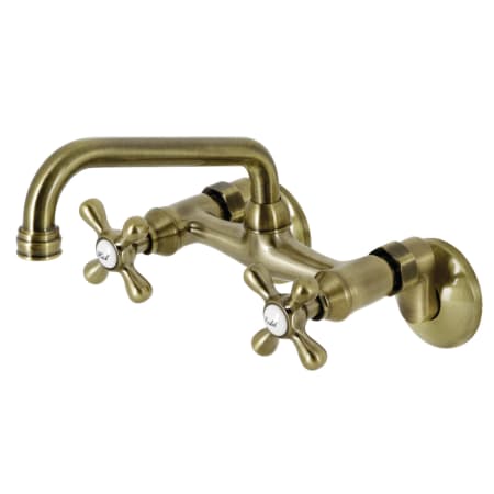 A large image of the Kingston Brass KS213 Antique Brass