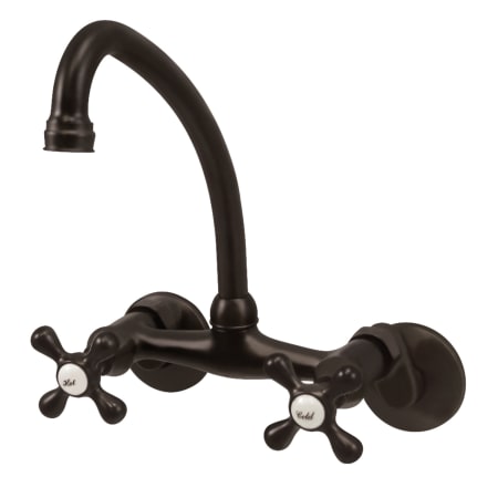A large image of the Kingston Brass KS214 Oil Rubbed Bronze