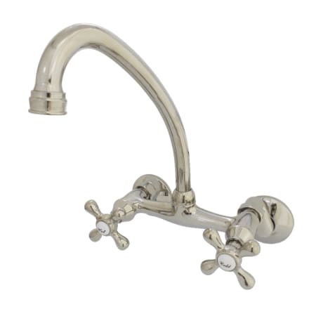 A large image of the Kingston Brass KS214 Polished Nickel