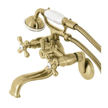 A large image of the Kingston Brass KS226 Brushed Brass