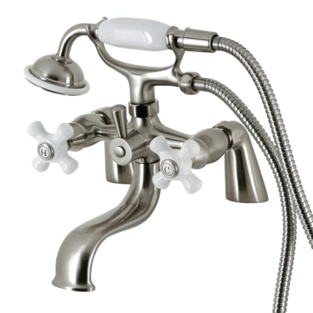 A large image of the Kingston Brass KS227PX Brushed Nickel