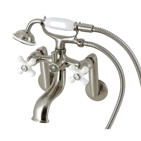 A large image of the Kingston Brass KS229PX Brushed Nickel
