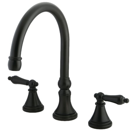 A large image of the Kingston Brass KS234.AL Oil Rubbed Bronze