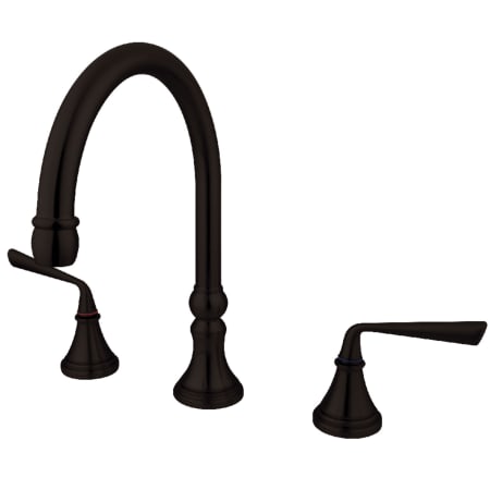 A large image of the Kingston Brass KS234.ZL Oil Rubbed Bronze