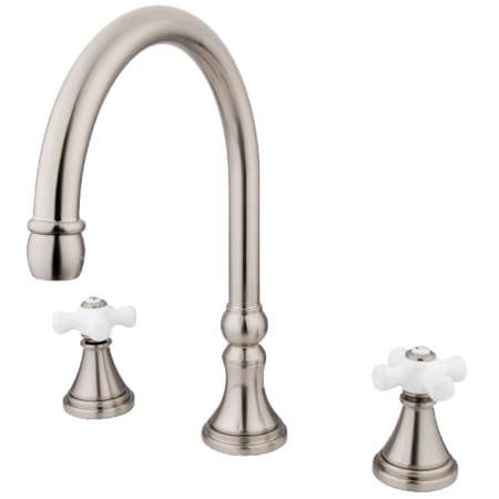 A large image of the Kingston Brass KS234.PX Brushed Nickel
