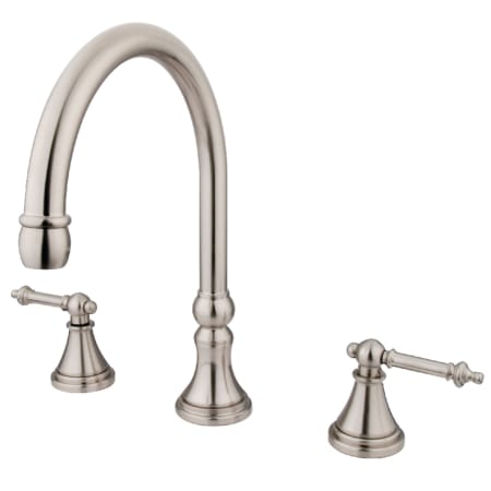 A large image of the Kingston Brass KS234.TL Brushed Nickel