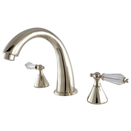 A large image of the Kingston Brass KS236.WLL Polished Brass