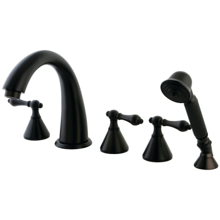 A large image of the Kingston Brass KS236.5AL Oil Rubbed Bronze