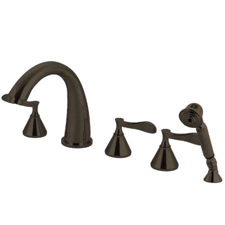 A large image of the Kingston Brass KS236.5CFL Oil Rubbed Bronze