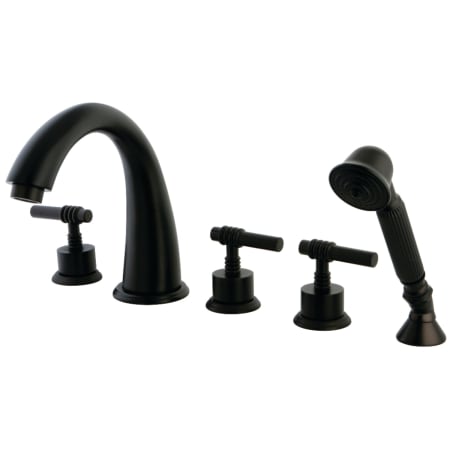 A large image of the Kingston Brass KS236.5ML Oil Rubbed Bronze