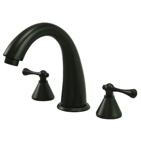 A large image of the Kingston Brass KS236.BL Oil Rubbed Bronze