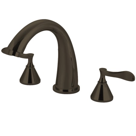 A large image of the Kingston Brass KS236.CFL Oil Rubbed Bronze