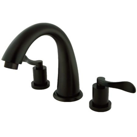 A large image of the Kingston Brass KS236.DFL Oil Rubbed Bronze