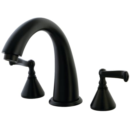 A large image of the Kingston Brass KS236.FL Oil Rubbed Bronze