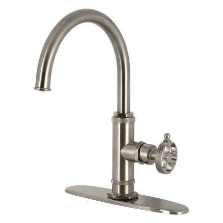 A large image of the Kingston Brass KS243.RKX Brushed Nickel