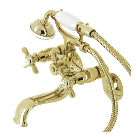 A large image of the Kingston Brass KS246 Polished Brass