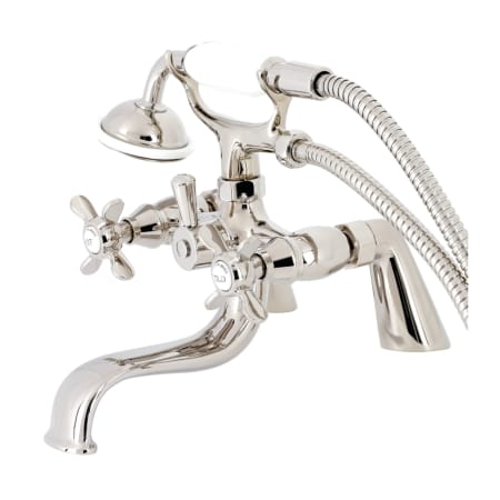 A large image of the Kingston Brass KS247 Polished Nickel