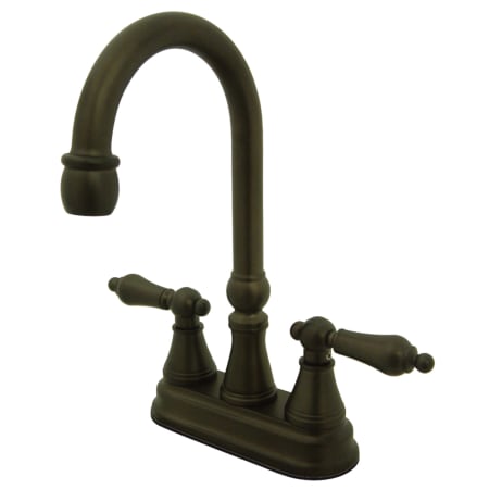 A large image of the Kingston Brass KS249.AL Oil Rubbed Bronze