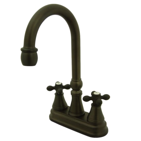 A large image of the Kingston Brass KS249.AX Oil Rubbed Bronze