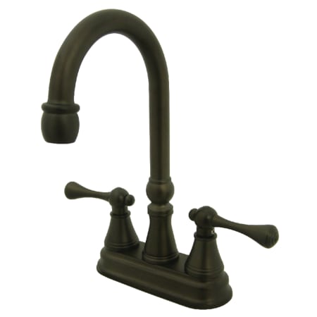 A large image of the Kingston Brass KS249.BL Oil Rubbed Bronze