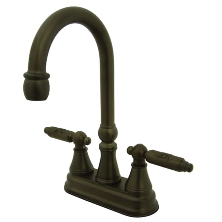 A large image of the Kingston Brass KS249.GL Oil Rubbed Bronze