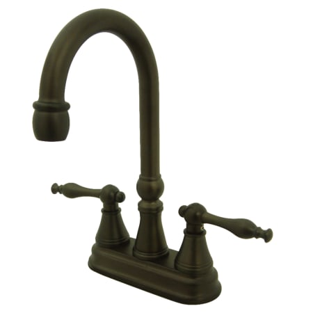 A large image of the Kingston Brass KS249.NL Oil Rubbed Bronze