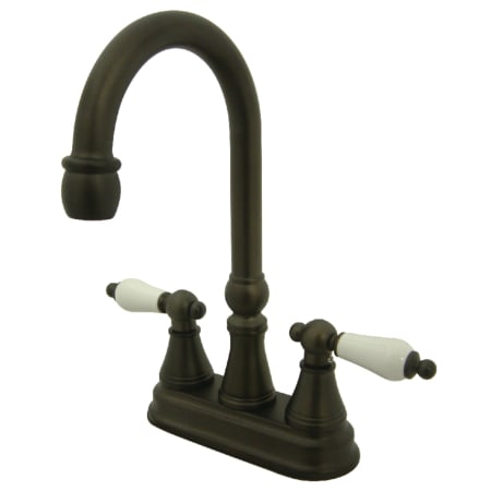 A large image of the Kingston Brass KS249.PL Oil Rubbed Bronze