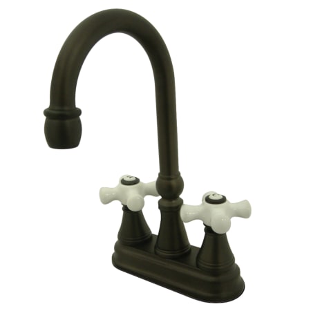 A large image of the Kingston Brass KS249.PX Oil Rubbed Bronze