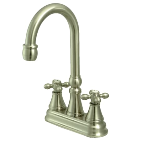 A large image of the Kingston Brass KS249.AX Brushed Nickel