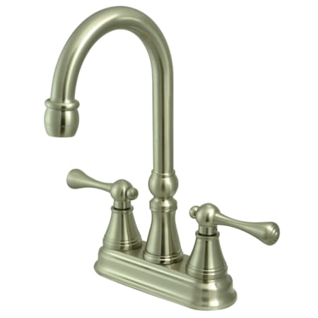 A large image of the Kingston Brass KS249.BL Brushed Nickel